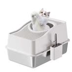 Roestvrijstalen Kattenbak – Gesloten, Geurbestendig en Groot, Verzenden, Nieuw