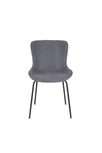 Eetkamerstoel - Adele - Blauw - Rib - House of Rebels, Huis en Inrichting, Stoelen, Verzenden, Nieuw