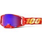 100% Armega Nuketown Crossbril Rood / Blauwe Spiegel Lens, Verzenden, Nieuw met kaartje, Motorcrosskleding