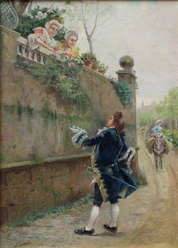 Cristofor Alandi (1856-1896) - Scena galante