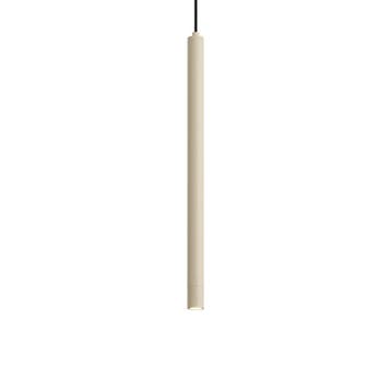 Moderne hanglamp beige met ingebouwde plafondplaat - Chuba, Verzenden, Nieuw, Modern