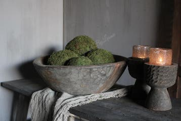 Groene mosbal 20 cm, Ophalen of Verzenden, Nieuw