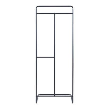 Kledingrek Sandviken kapstok staal 166x63x48 cm zwart [en.ca, Verzenden, Nieuw