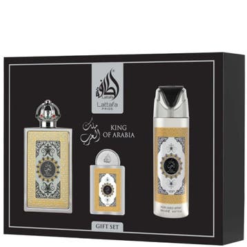 Lattafa Pride King of Arabia Eau de Parfum Giftset, Ophalen of Verzenden, Nieuw, Overige typen