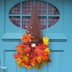Herfstkabouter gnoom Esdoornblad hoed 40 cm per stuk, Hobby en Vrije tijd, Ophalen of Verzenden, Nieuw