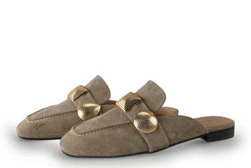 Babouche Muiltjes in maat 40 Beige, Kleding | Dames, Verzenden, Beige, Overige typen, Zo goed als nieuw