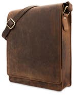 Schoudertas LEABAG model Londen Bruin, Sieraden, Tassen en Uiterlijk, Tassen | Schoudertassen, Ophalen of Verzenden, Nieuw