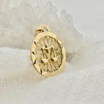 Gouden sterrenbeeld hanger; Weegschaal (Hanger of bedel), Ophalen of Verzenden, Gebruikt, Goud, Overige merken