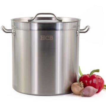 HCB Kookpan - alle warmtebronnen - 17 liter - RVS, Huis en Inrichting, Keuken | Potten en Pannen, Verzenden, Nieuw, Overige typen
