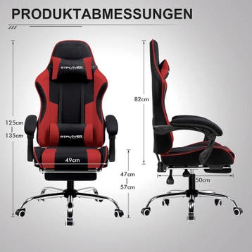 Ergonomische Bureaustoel -  Office Chair - Gamestoel - Volwa, Verzenden, Zo goed als nieuw