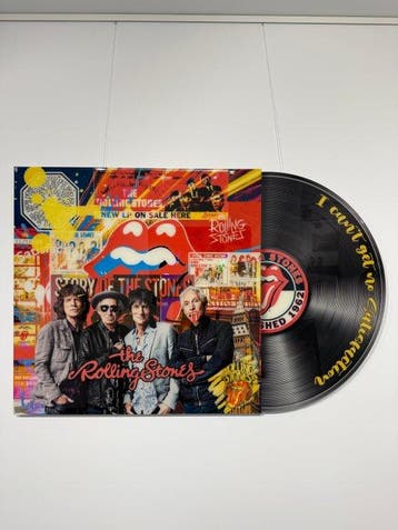 Van Apple Art - The Rolling Stones LP - XXL - Masterpiece, Antiek en Kunst, Kunst | Designobjecten