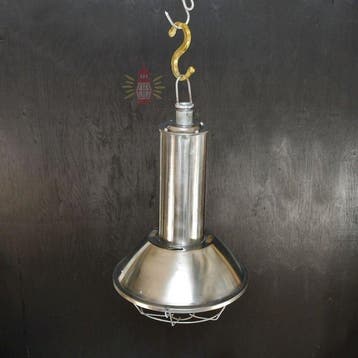 Spotlight - Messing, Hout, Metaal - Industriële hanglamp