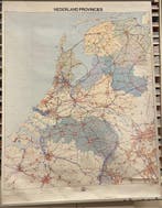 Klassikale kaart Nederland Provincies (zie omschrijving), Verzenden, Nieuw