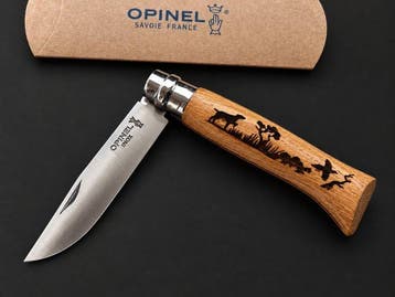 Opinel Opinel N°08 Cane - Nuovo – Coltello pieghevole inciso