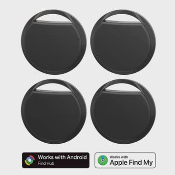 4x Dual Systeem Tracker: Werkt met Apple Find My & Google Fi, Verzenden, Nieuw