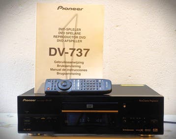 Pioneer - DV-737 High-End Audio/Video Player with Dual Audio, Nieuw
