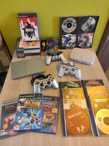 Sony - Playstation 2 (PS2) - Lotto console PlayStation PS1 e, Nieuw