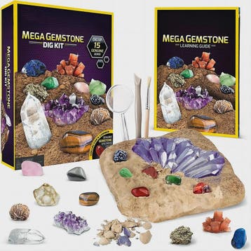 STEM Mega Edelsteen Uitgraaf Kit: Ontdek Echte Kristallen en, Verzenden, Nieuw