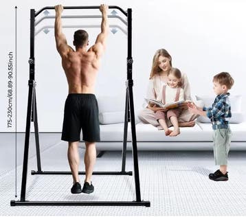 Verstelbare Pull-up Bar Vrijstaand Thuis Fitness Station, Sport en Fitness, Verzenden, Nieuw
