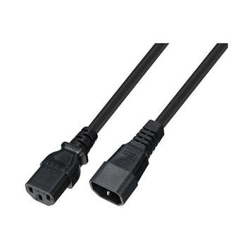 Flexibele C14 naar C13 stroomkabel | ProCable | 0.5 meter, Verzenden, Nieuw