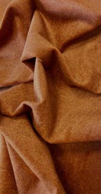 Zacht geweven cinigliato cognac/terracotta gemaakt in Italië