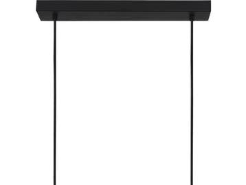 EGLO Cadley - Hanglamp - E27 - 121 cm - Rookglas - Zwart, Verzenden, Nieuw