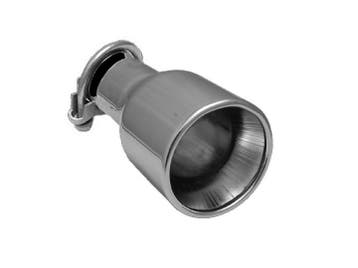 Uitlaatsierstuk RVS - Rond - passend 45-60 mm - met, Auto-onderdelen, Uitlaatsystemen, Verzenden, Nieuw