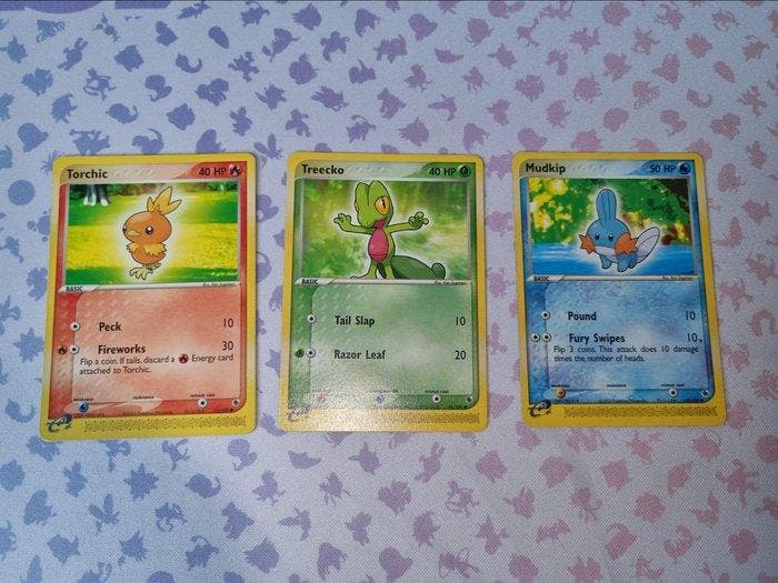 Pokémon - 3 Onvolledige set - EX - EX Ruby and Sapphire, Hobby en Vrije tijd, Verzamelkaartspellen | Pokémon
