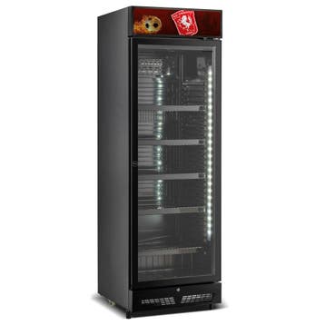 FC Twente bierkoelkast glasdeur 400 liter Blackline, Nieuw in verpakking, Koelen en Vriezen