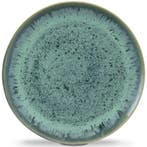 Borden | BALI | Keramiek | Blauw | 4 Stuks | Ø280x24(h)mm, Verzenden, Nieuw in verpakking