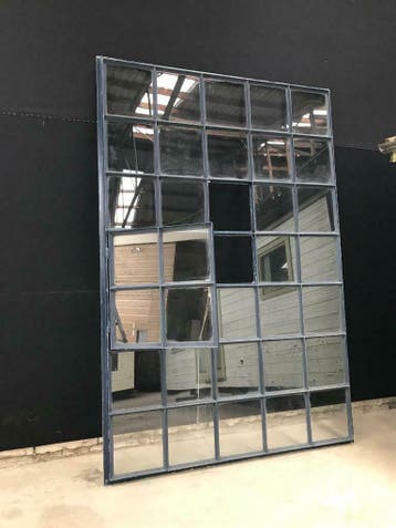 Partij vintage stalen ramen kozijnen 3.45 meter hoog, Doe-het-zelf en Verbouw, Glas en Ramen, Ophalen of Verzenden, Gebruikt