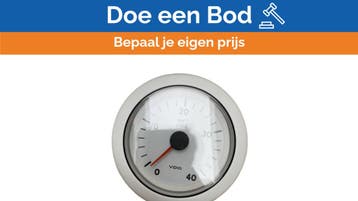 Bieden: VDO 4000 RPM engine tachometer white 12V, Ophalen of Verzenden, Nieuw, Motor en Techniek, Zeilboot of Motorboot