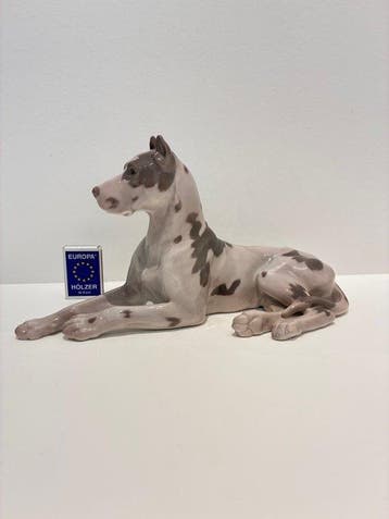 Bing & Grondahl - Lauritz Jensen - Figuur - Large Great Dane, Antiek en Kunst
