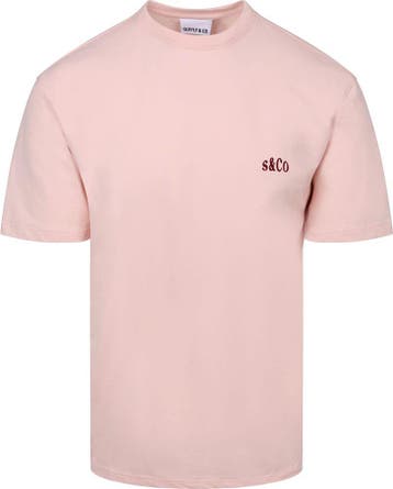 Supply & Co T-Shirt Backprint Roze maat XL Heren, Verzenden, Roze, Maat 56/58 (XL), Supply & Co