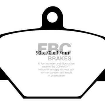 EBC 08+ Smart Fortwo 1.0 Greenstuff Front Brake Pads, Ophalen of Verzenden, Nieuw
