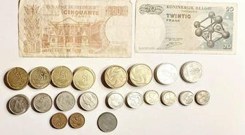 België. 122 monnaies+ billets Léopold III à Baudouin I, Postzegels en Munten