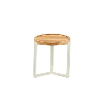 Apple Bee Monaco coffee tafel Ø45cm Oyster - Tuintafel Ø45cm, Nieuw