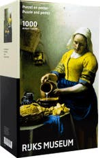 Het Melkmeisje - Johannes Vermeer Puzzel (1000 stukjes) |, Verzenden, Nieuw