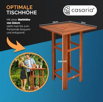 Statafelset 3 delig acaciahout (Tuinbanken-Tuinsets), Tuin en Terras, Verzenden, Nieuw