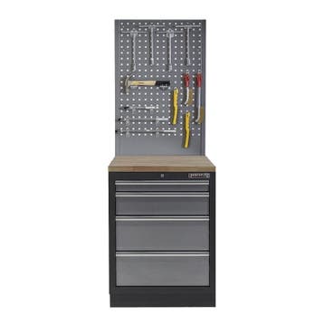 Hardhouten werkblad 68 x 46 x 3,8 cm voor garageserie, Ophalen of Verzenden, Nieuw