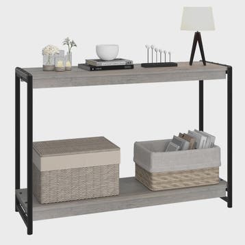 100cm Console Tafel met 2 Niveaus - Rustiek Farmhouse Design, Verzenden, Nieuw