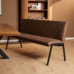 Eetkamerbank Tivoli Bull | 185 cm | Brown, Ophalen of Verzenden, Nieuw