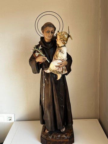 Escuela OLOT - sculptuur, San Antonio de Padua con el Niño