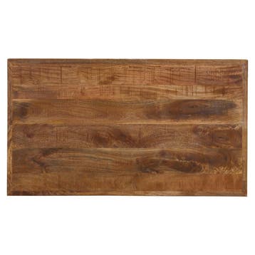 Tafelblad - Mango - 120 x 70 CM - Rough - G-Line, Verzenden, Nieuw in verpakking