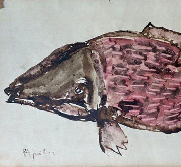 René Allio (1924-1995) - Le poisson - art brut (vendu sans