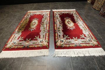 porseleinen set 2x - Tapijt - 142 cm - 76 cm, Huis en Inrichting, Nieuw