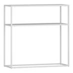 Consoletafel Kuhmo 80x80x30 cm wit [en.casa], Verzenden, Nieuw