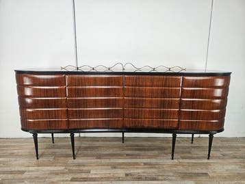 Vittorio Dassi, (attr.) - Credenza - Buffetkast van Vittorio
