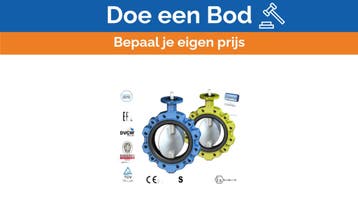 Bieden: Ghibson BLPD DN80 GJS400 butterfly valve, Ophalen of Verzenden, Nieuw, Kombuis en Sanitair, Zeilboot of Motorboot
