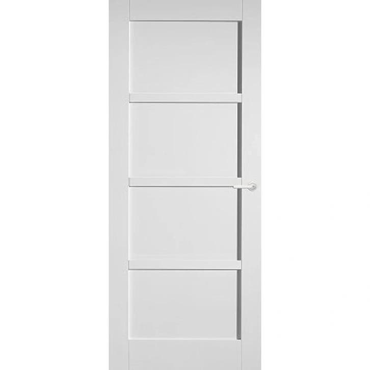 Cando binnendeur Wellington 88x231,5 (Wit, Stomp), Doe-het-zelf en Verbouw, Deuren en Horren, Nieuw, Hout, Binnendeur, 215 cm of meer